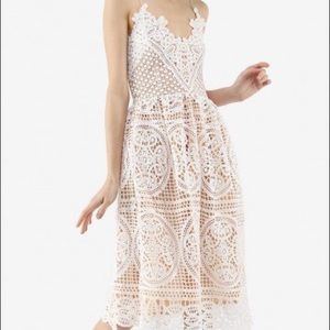 Chicwish  Moonlit Night Cross Back Crochet Cami